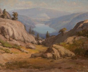 Donner Lake by William Franklin Jackson Oil Painting