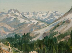 First Snow by William Franklin Jackson Oil Painting