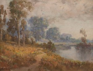 Sacramento River by William Franklin Jackson Oil Painting