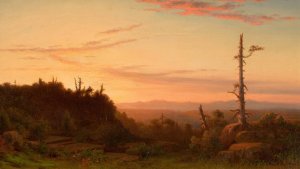 Sunset by William Frederick De Haas Oil Painting