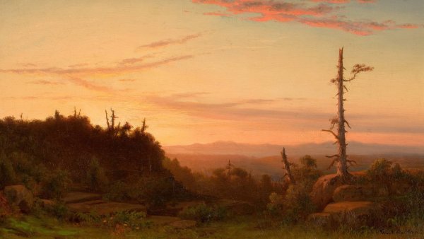 Sunset  by William Frederick De Haas - Hand-Painted Oil Painting Reproduction