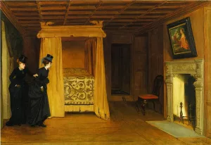 A Visit to the Haunted Chamber Oil painting by William Frederick Yeames