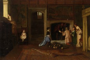 The Jacobites Escape the Punch Room by William Frederick Yeames Oil Painting