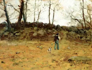 An Afternoon Stroll by William Gilbert Gaul Oil Painting