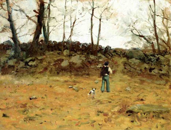 Main Product Photo of An Afternoon Stroll Painting by William Gilbert Gaul