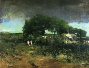 Homesteading in Tennessee by William Gilbert Gaul Oil Painting