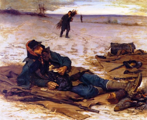 Main Product Photo of Taking a Break Painting by William Gilbert Gaul