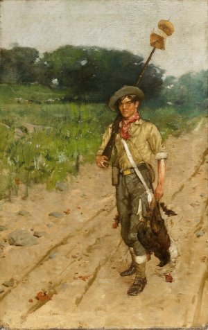 The Forager by William Gilbert Gaul Oil Painting