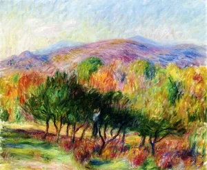 Apple Trees, Conway painting by William Glackens