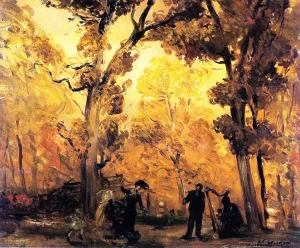 Autumn Landscape Oil painting by William Glackens