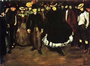 Bal Bullier by William Glackens Oil Painting