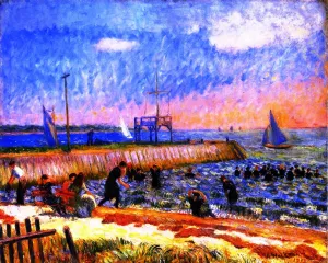 Bathers, Bellport, No. 1 painting by William Glackens