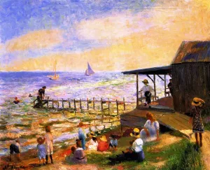 Beach Side painting by William Glackens