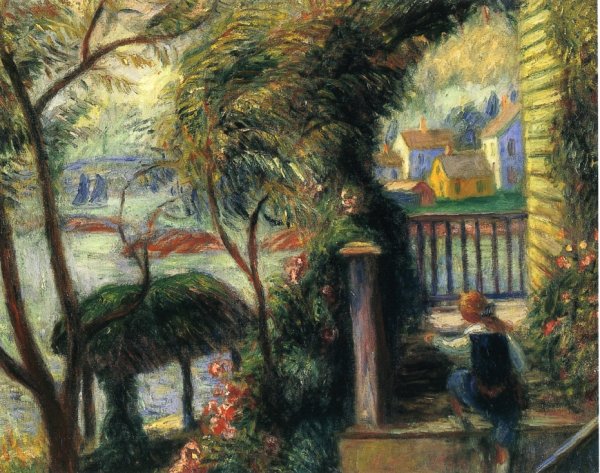 Main Product Photo of East Point, Gloucester Painting by William Glackens