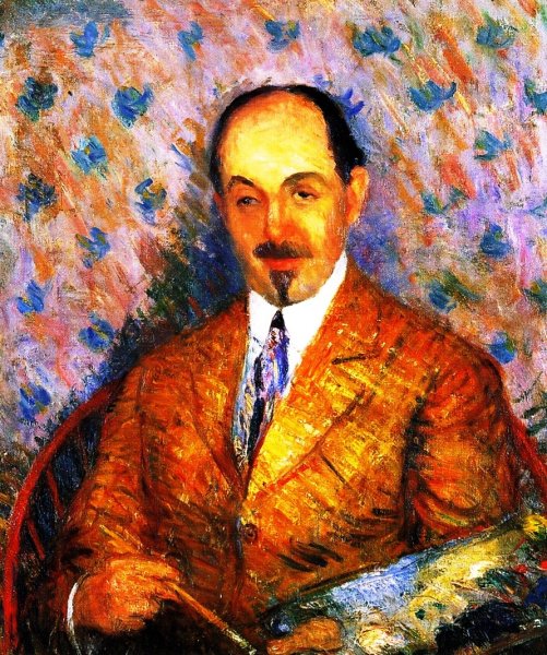 Ernest Lawson by William Glackens - Hand-Painted Oil Painting Reproduction