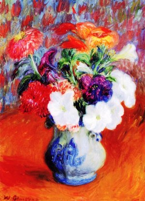 Flower Study by William Glackens Oil Painting