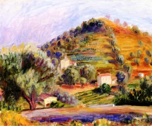 Hill Near Cannes Oil painting by William Glackens
