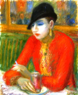 L'Apertif by William Glackens - Oil Painting Reproduction