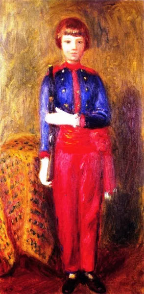 Lenna as Toy Soldier Oil painting by William Glackens