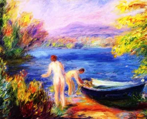 Nude Bathers by William Glackens Oil Painting