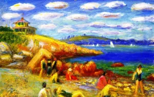 Rockport, Massachusetts, No. 5 by William Glackens - Oil Painting Reproduction
