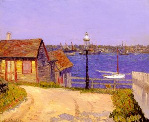 Scene On The Lower East Side Oil painting by William Glackens