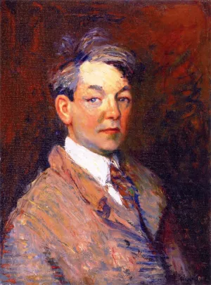 Self-Portrait by William Glackens Oil Painting