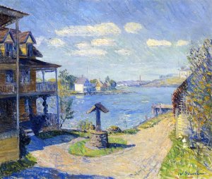 Summer Hotel by William Glackens Oil Painting