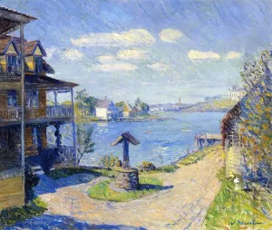 Summer Hotel by William Glackens Oil Painting