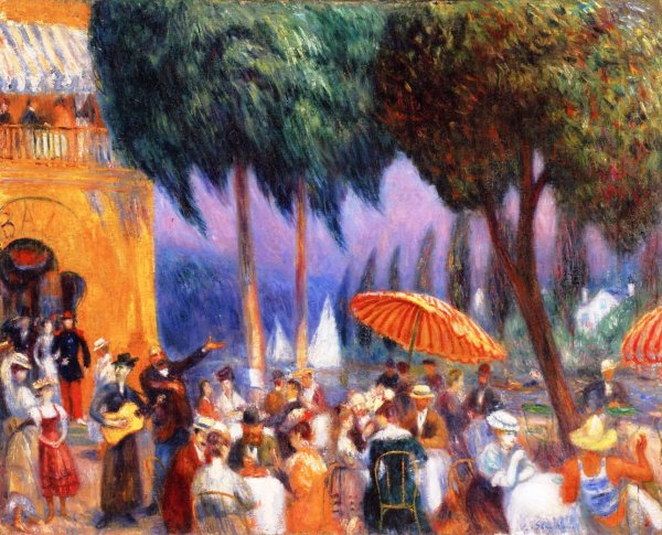 Main Product Photo of Sunday on the Marne Painting by William Glackens
