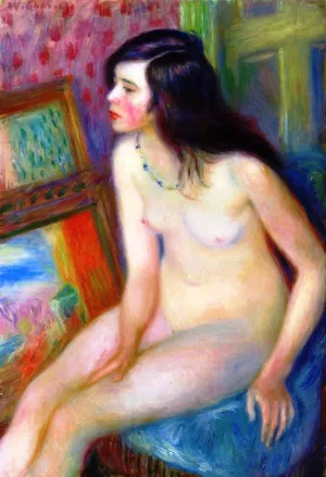 Temple Gold Medal Nude by William Glackens - Oil Painting Reproduction