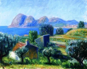 The Bay, La Ciotat Oil painting by William Glackens