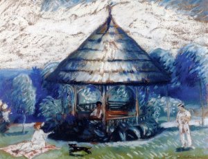 The Gazebo, Hartford Oil painting by William Glackens