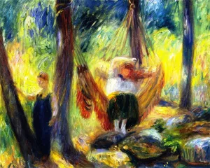 The Hammock painting by William Glackens