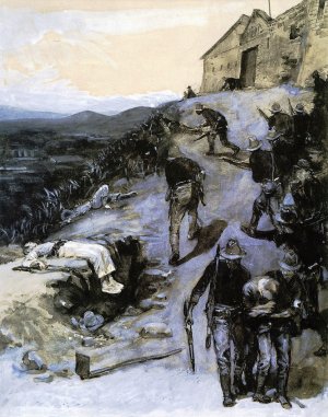 The Night after San Juan Oil painting by William Glackens
