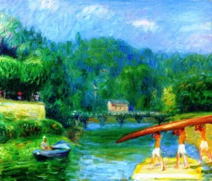 The Shell painting by William Glackens