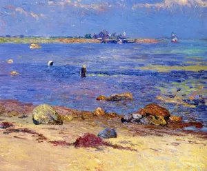 Treading Calms, Wickford Oil painting by William Glackens
