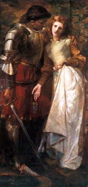 Main Product Photo of Ophelia and Laertes Painting by William Gorman Wills