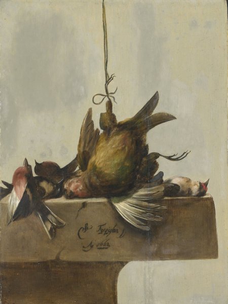 Still Life with Birds  by William Gowe Ferguson - Hand-Painted Oil Painting Reproduction