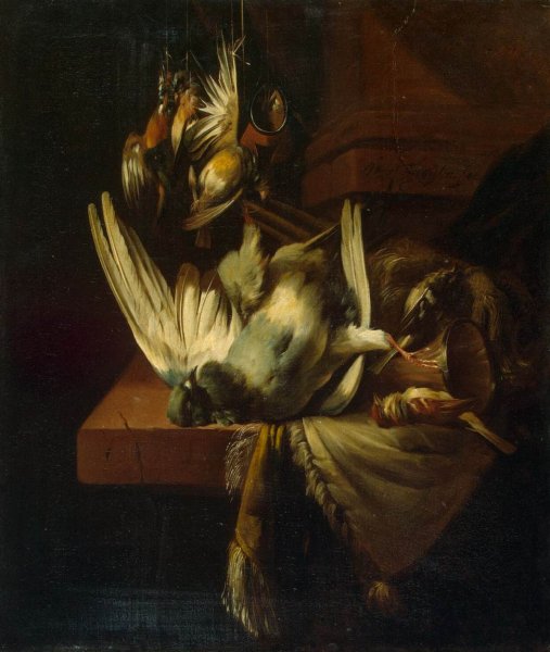 Still-Life with Dead Game by William Gowe Ferguson - Hand-Painted Oil Painting Reproduction