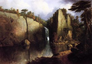 Passaic Falls by William Guy Wall Oil Painting