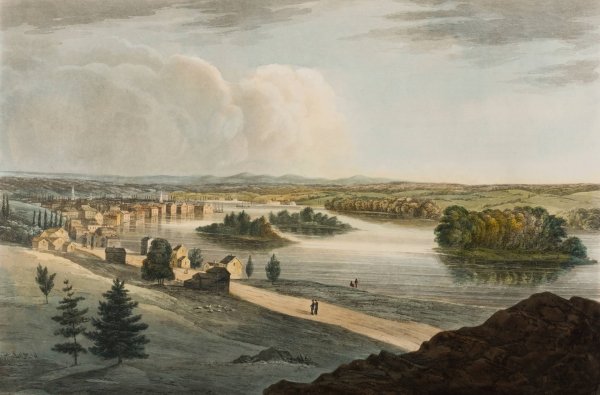 Troy from Mount Ida  by William Guy Wall - Hand-Painted Oil Painting Reproduction