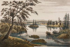 View near Fort Miller by William Guy Wall Oil Painting
