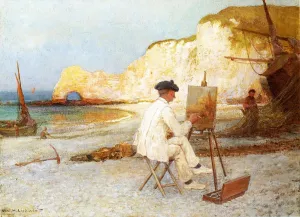 Outdoor Work by William H. Lipincott Oil Painting