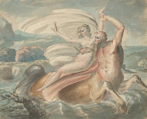 The Abduction of Deianira by William Hamilton Oil Painting