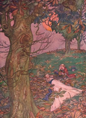 And played it for my delight by William Heath Robinson Oil Painting
