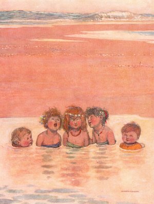 Harmless indeed were our joys by William Heath Robinson Oil Painting