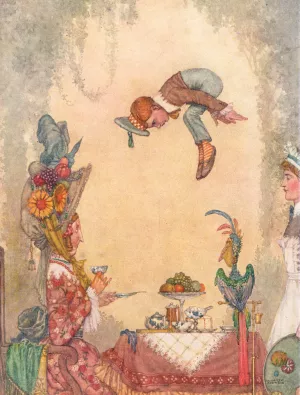 I fell from my position by William Heath Robinson Oil Painting