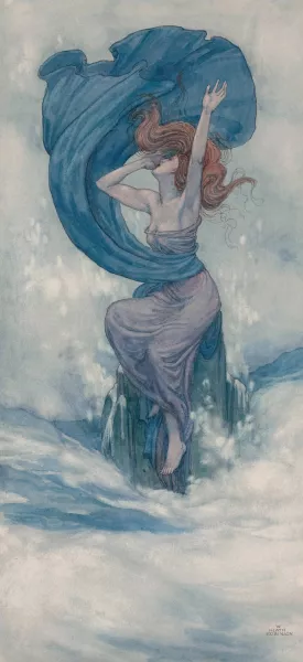 Melbourne by William Heath Robinson Oil Painting