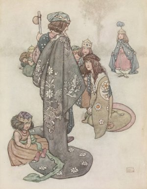 We will bring him two little ones, a brother and a sister by William Heath Robinson Oil Painting
